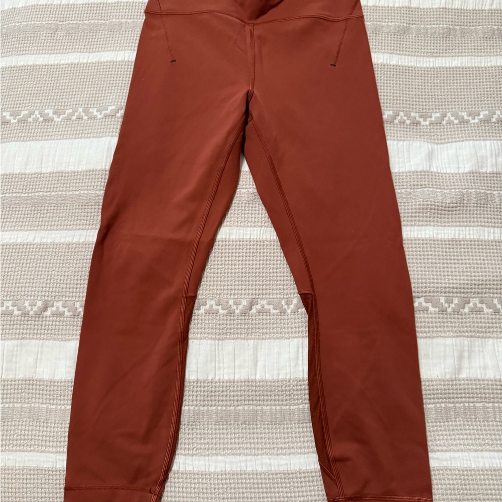 Rust Orange Active Leggings